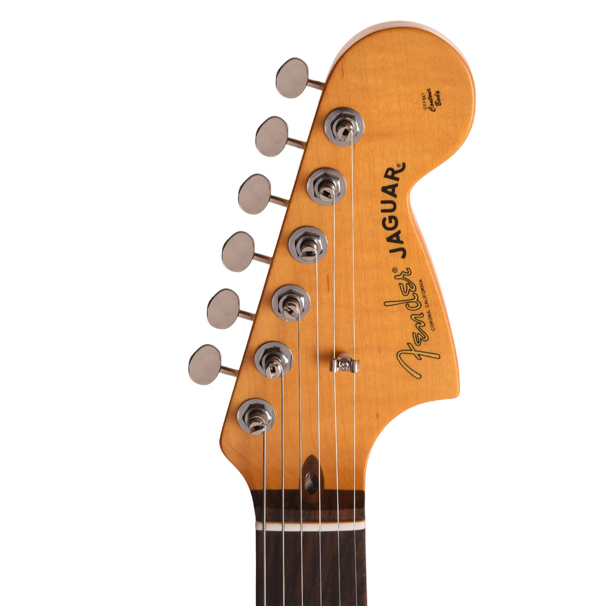 Fender American Professional Classic Jaguar Faded Firemist Gold - View 6 | MusicMarket
