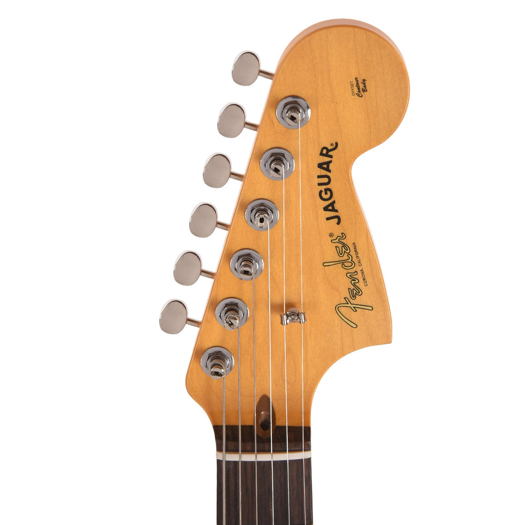 Fender American Professional Classic Jaguar Faded Sherwood Green Metallic - View 6 | MusicMarket