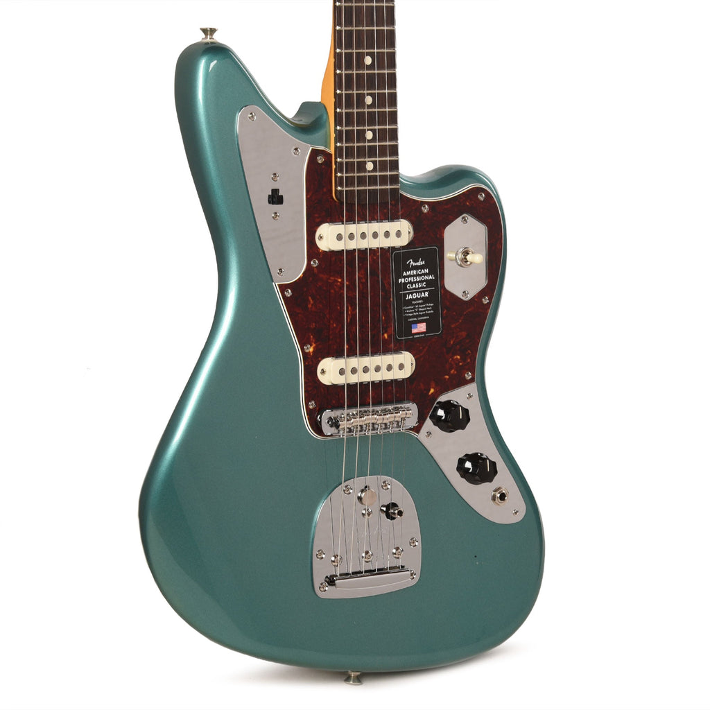 Fender American Professional Classic Jaguar Faded Sherwood Green Metallic - MusicMarket