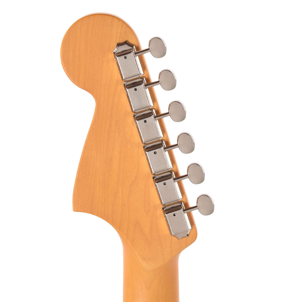 Fender American Professional Classic Jaguar Faded Sherwood Green Metallic - View 7 | MusicMarket