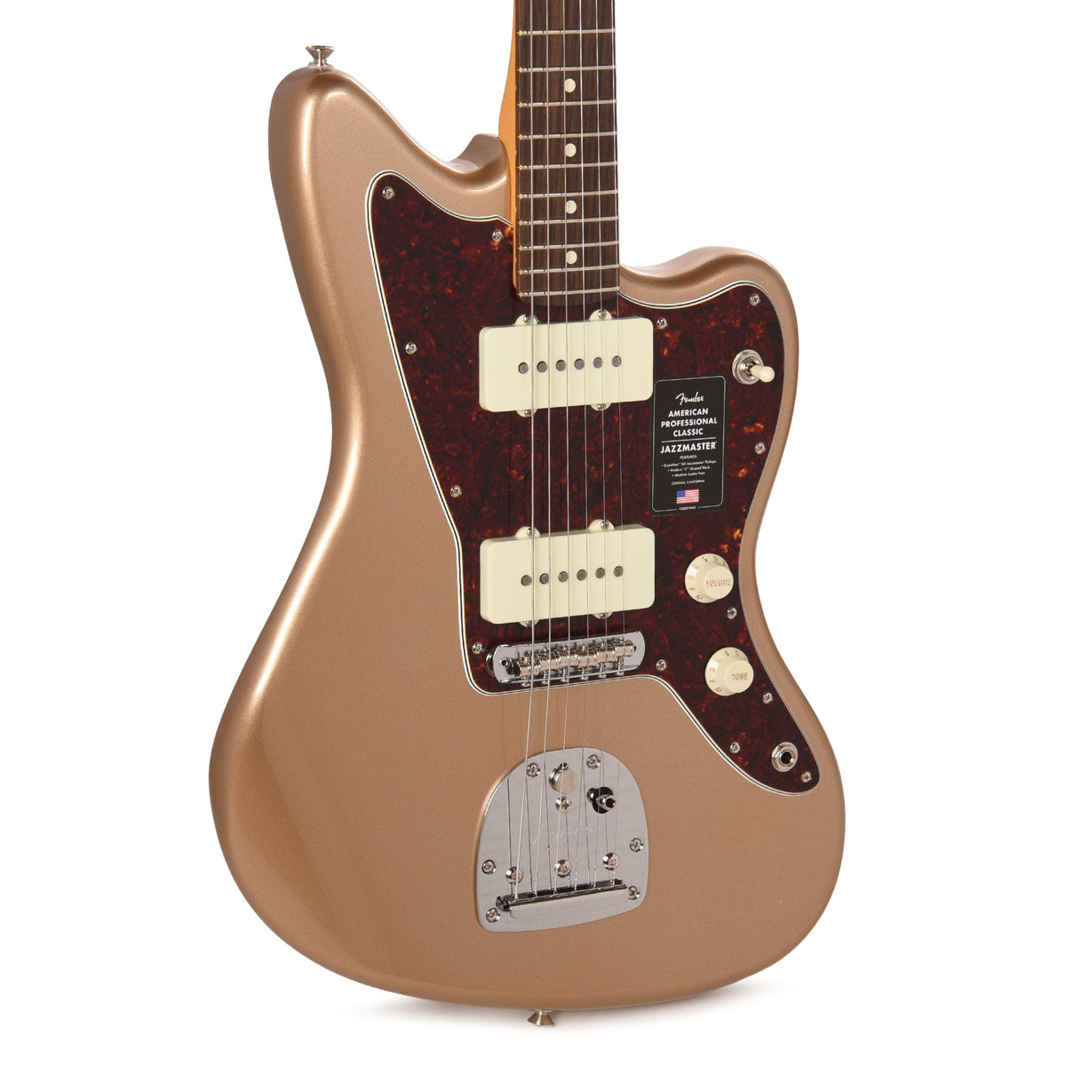 Fender American Professional Classic Jazzmaster Faded Firemist Gold - MusicMarket