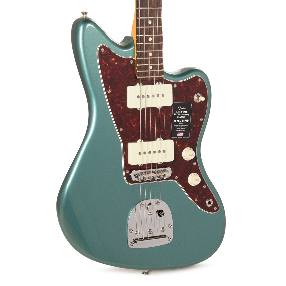 Fender American Professional Classic Jazzmaster Faded Sherwood Green Metallic - MusicMarket