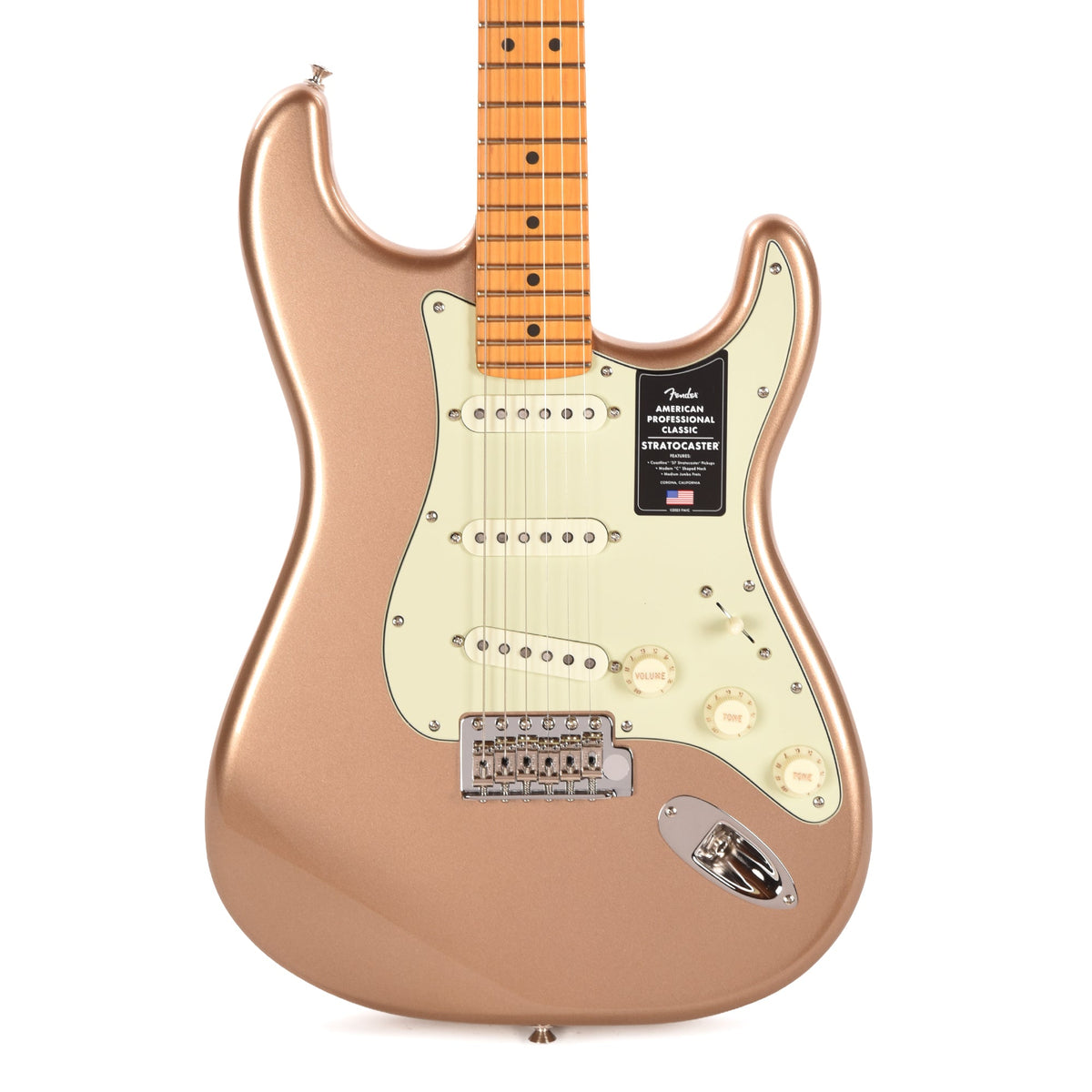 Fender American Professional Classic Stratocaster Faded Firemist Gold - View 2 | MusicMarket