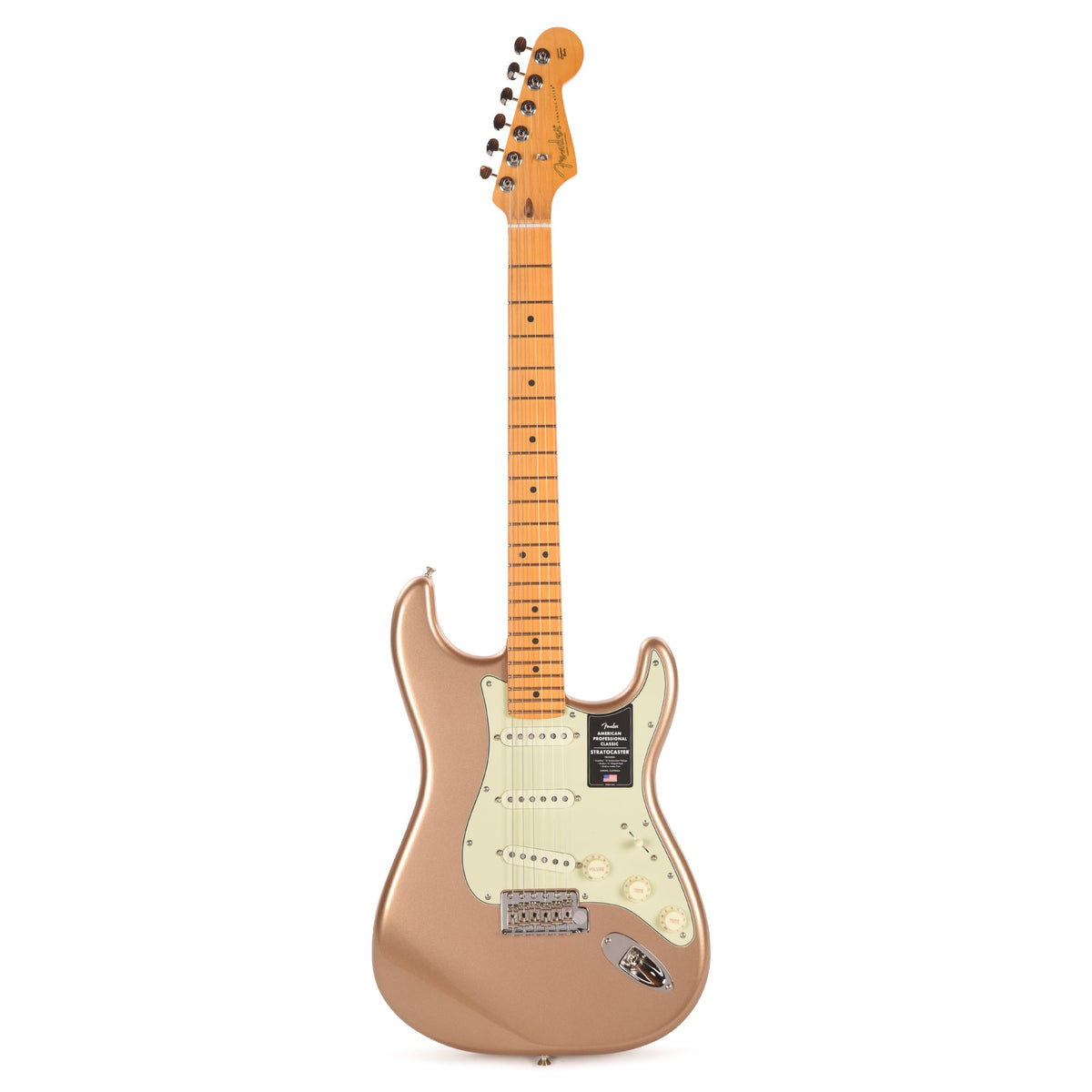 Fender American Professional Classic Stratocaster Faded Firemist Gold - View 4 | MusicMarket
