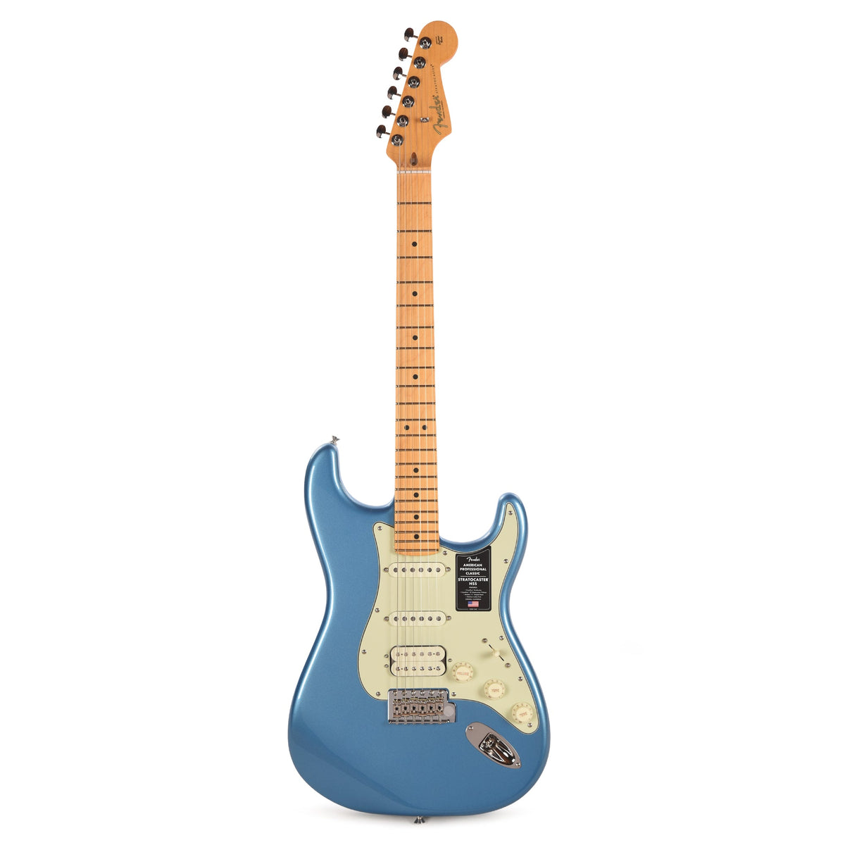 Fender American Professional Classic Stratocaster HSS Faded Lake Placid Blue - View 4 | MusicMarket