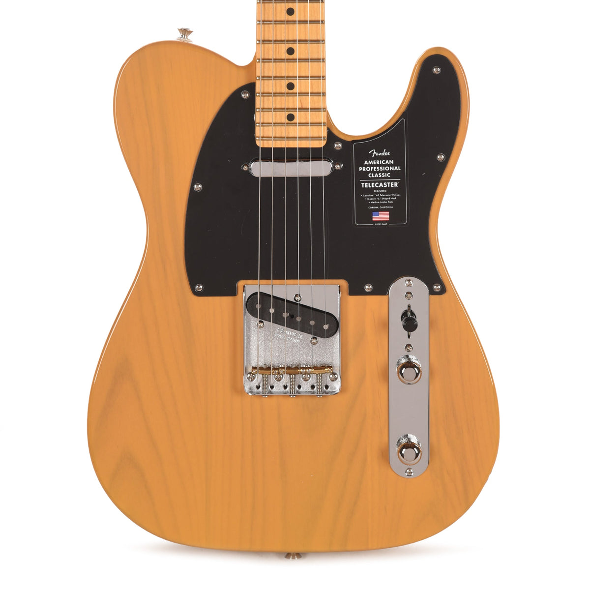 Fender American Professional Classic Telecaster Butterscotch Blonde - View 2 | MusicMarket