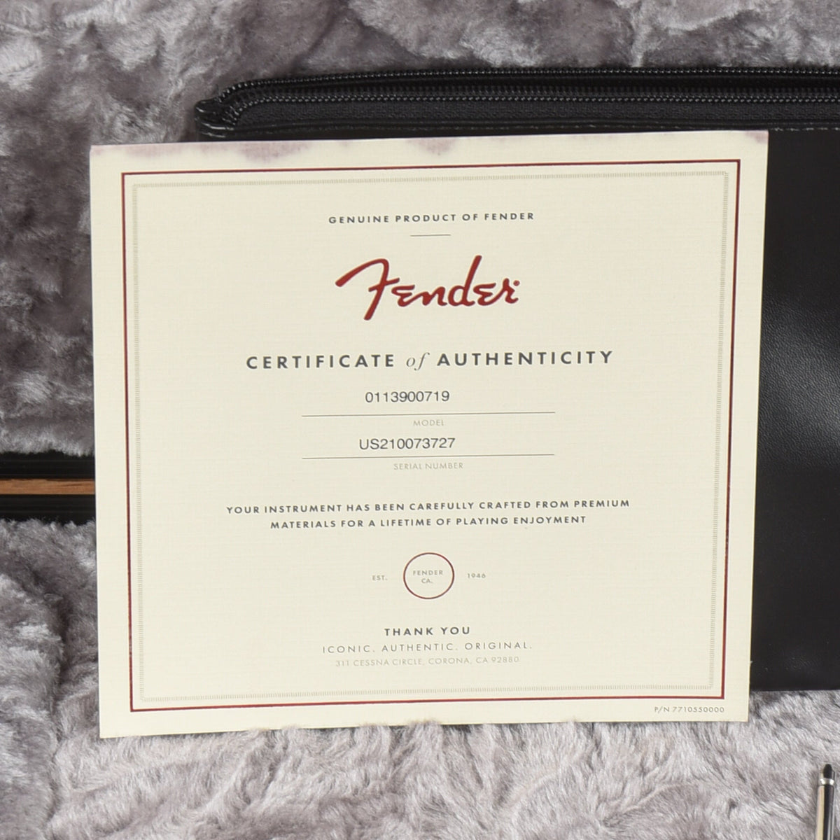 Fender American Professional II Startocaster Miami Blue 2021 - View 10 | MusicMarket