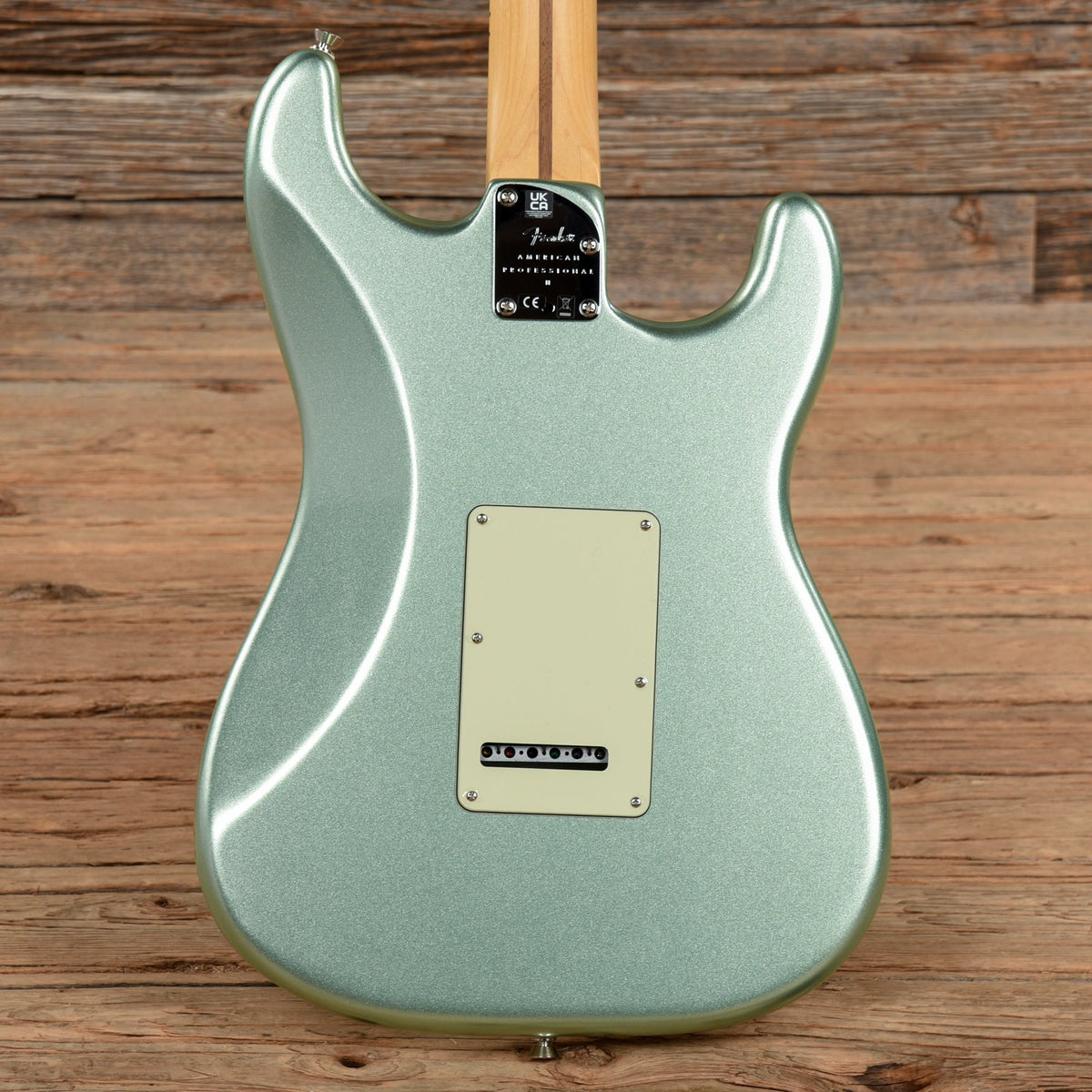 Fender American Professional II Stratocaster Mystic Surf Green 2021 LEFTY - View 3 | MusicMarket