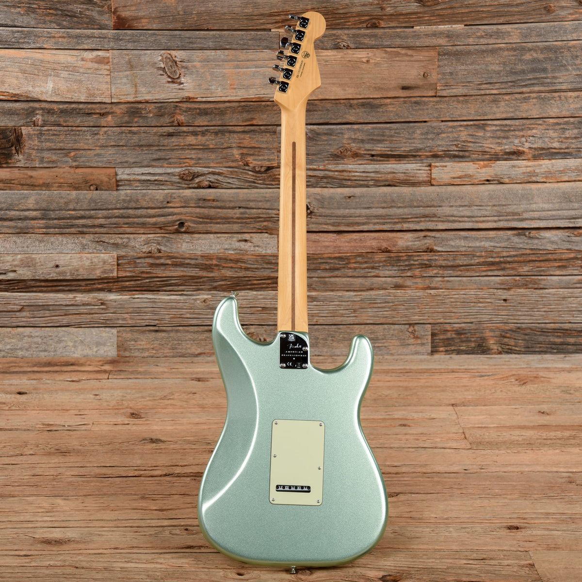 Fender American Professional II Stratocaster Mystic Surf Green 2021 LEFTY - View 5 | MusicMarket