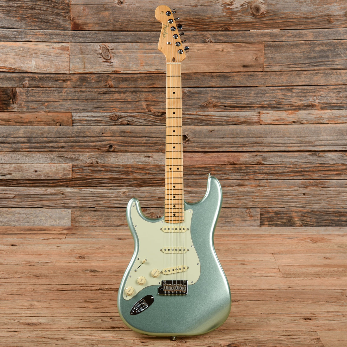 Fender American Professional II Stratocaster Mystic Surf Green 2021 LEFTY - View 4 | MusicMarket
