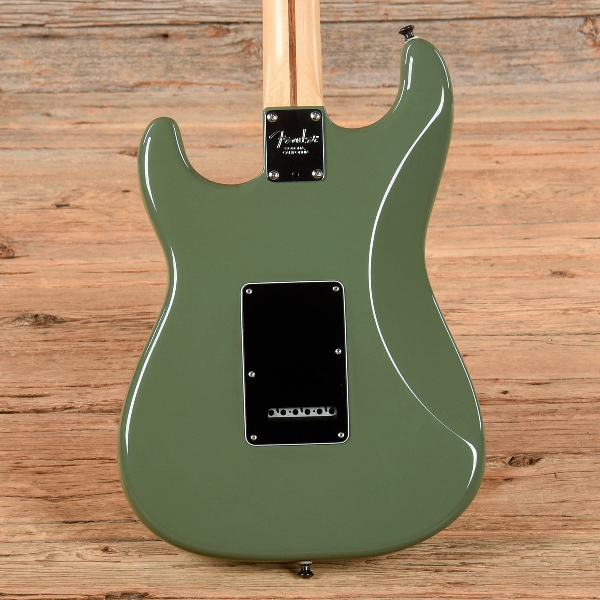 Fender American Professional Stratocaster Antique Olive 2018 - View 3 | MusicMarket