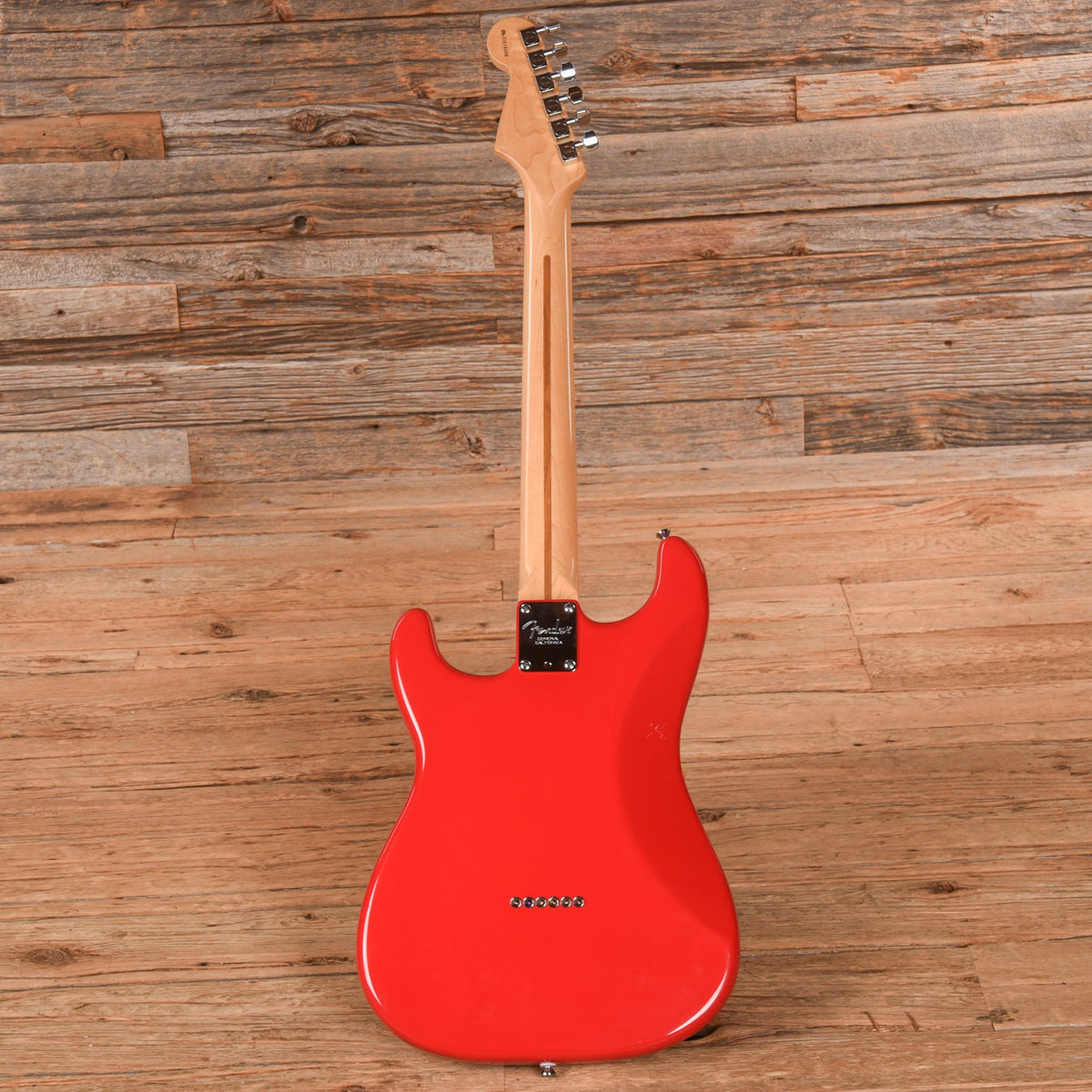 Fender American Series Stratocaster Hardtail Hot Rod Red 2001 - View 5 | MusicMarket