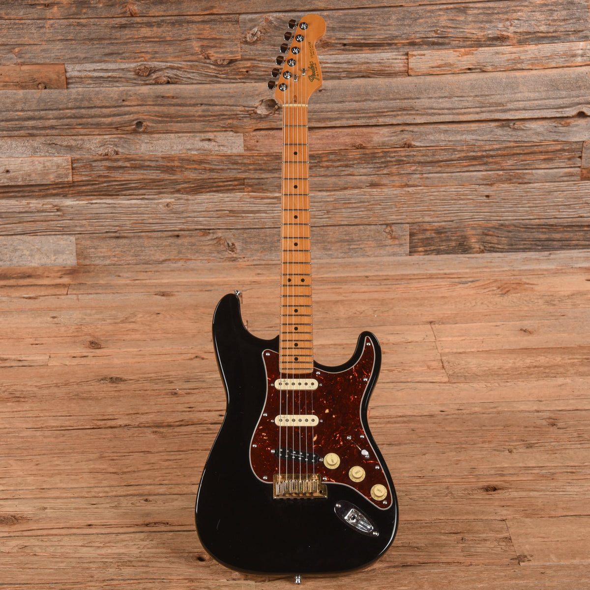 Fender American Standard Stratocaster Black 1989 - View 4 | MusicMarket