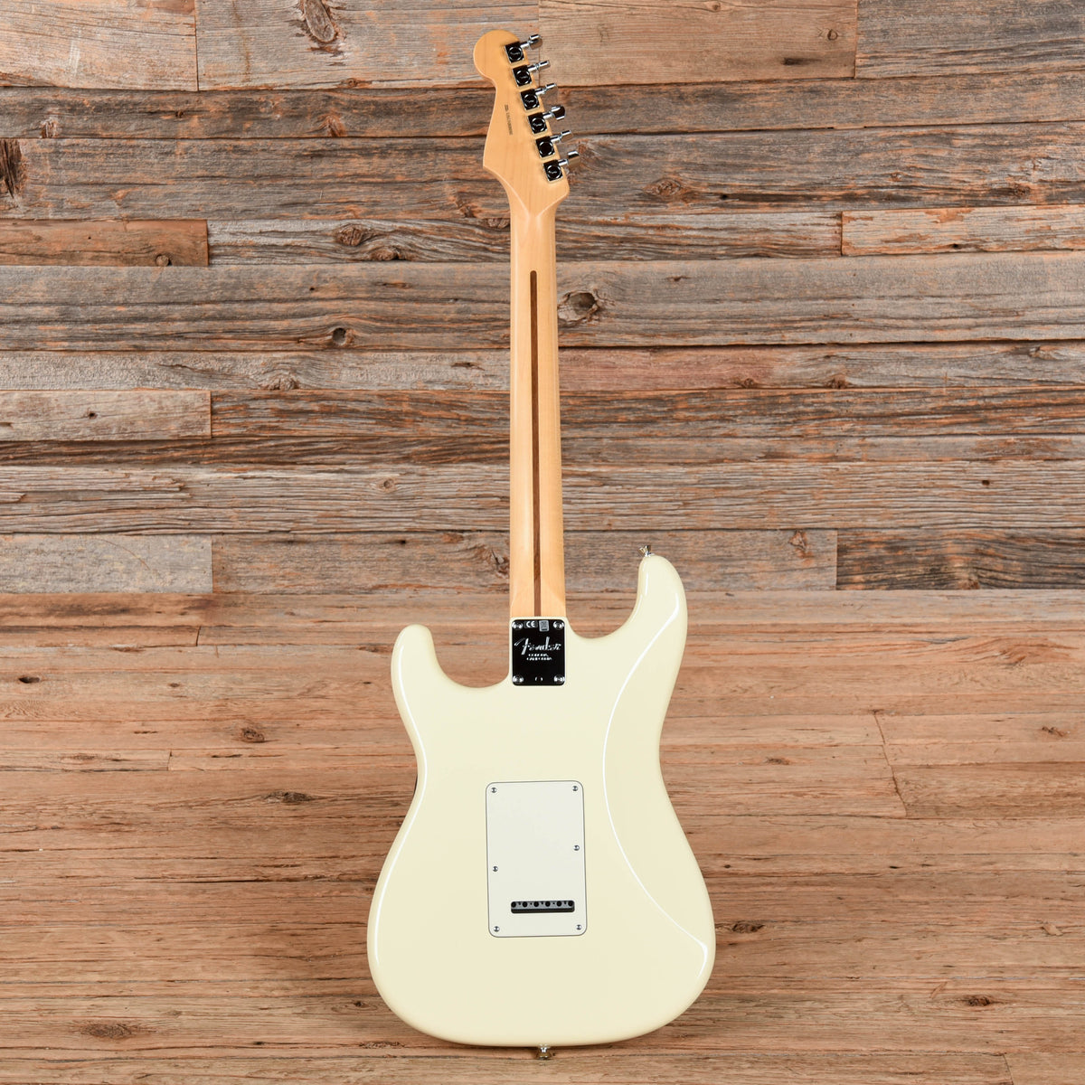 Fender American Standard Stratocaster Olympic White 2015 - View 5 | MusicMarket