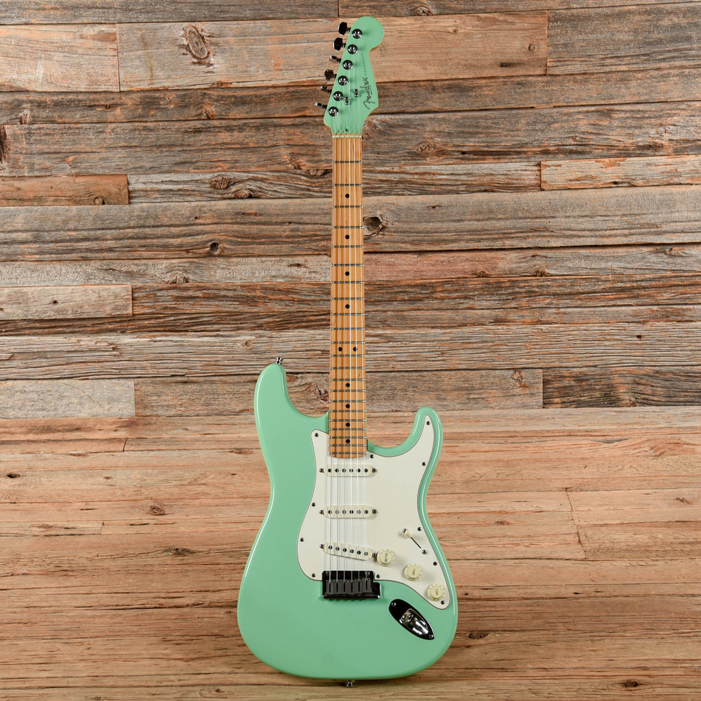 Fender American Standard Stratocaster w/ Matching Headstock Surf Green 1995 - View 4 | MusicMarket