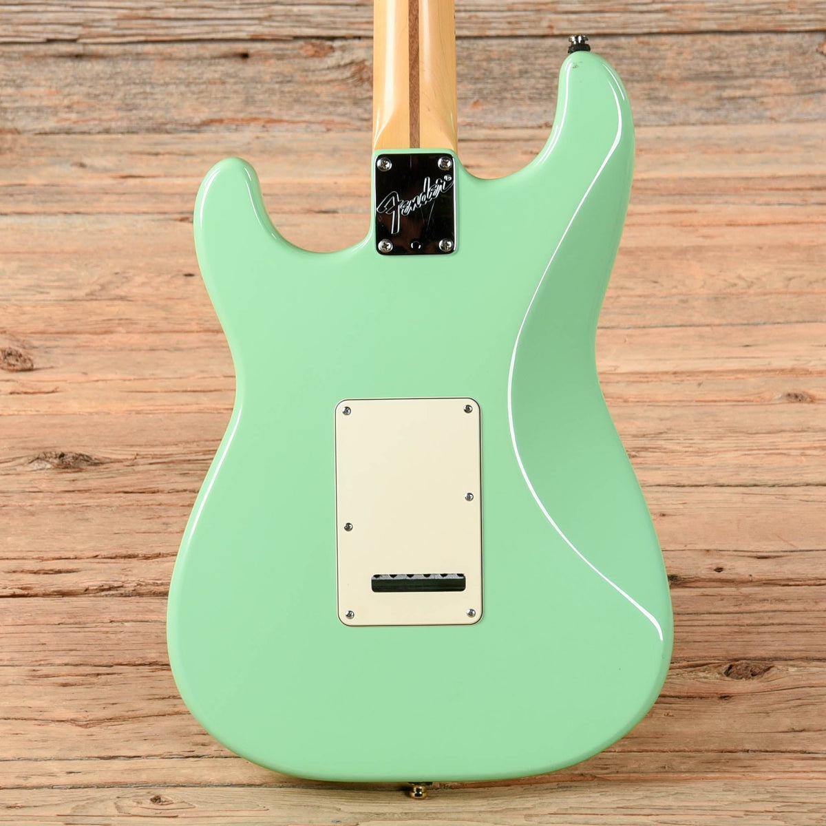 Fender American Standard Stratocaster w/ Matching Headstock Surf Green 1995 - View 3 | MusicMarket