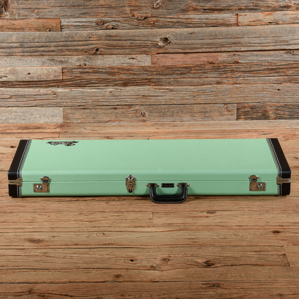 Fender American Standard Stratocaster w/ Matching Headstock Surf Green 1995 - View 8 | MusicMarket