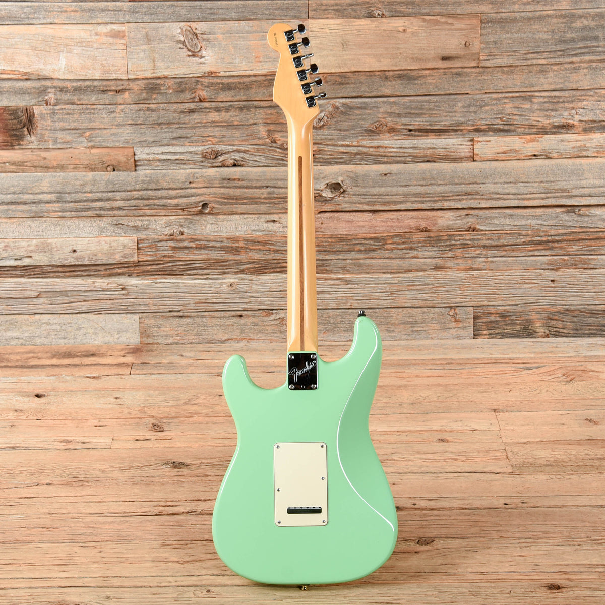 Fender American Standard Stratocaster w/ Matching Headstock Surf Green 1995 - View 5 | MusicMarket