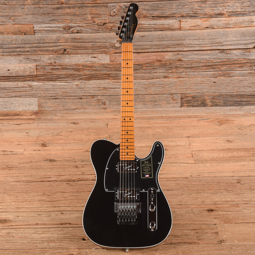 Fender American Ultra Luxe Telecaster Floyd Mystic Black 2024 - View 4 | MusicMarket