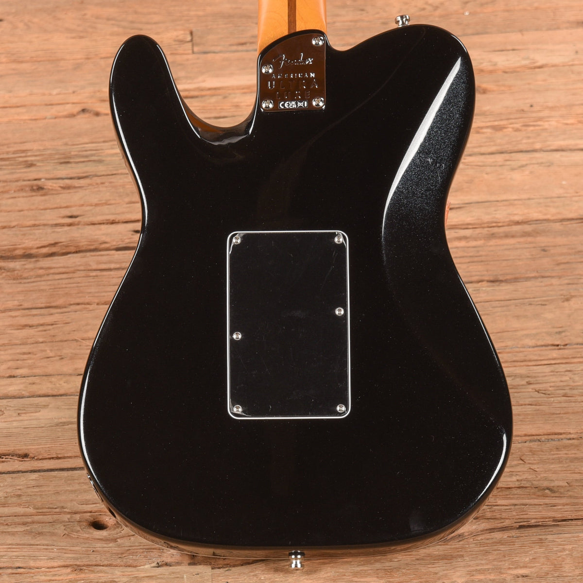 Fender American Ultra Luxe Telecaster Floyd Mystic Black 2024 - View 3 | MusicMarket