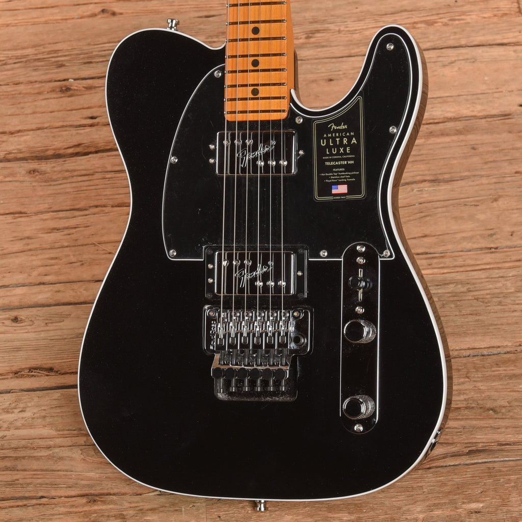 Fender American Ultra Luxe Telecaster Floyd Mystic Black 2024 - View 2 | MusicMarket