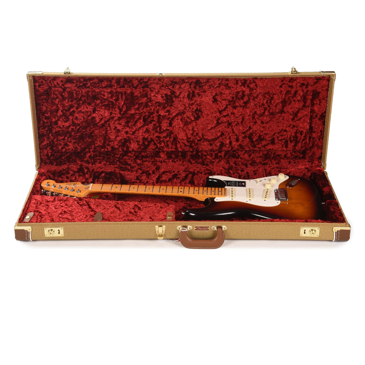 Fender American Ultra Luxe Vintage '50s Stratocaster 3-Color Sunburst - View 8 | MusicMarket