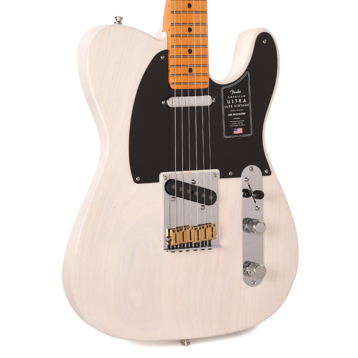 Fender American Ultra Luxe Vintage '50s Telecaster White Blonde - MusicMarket