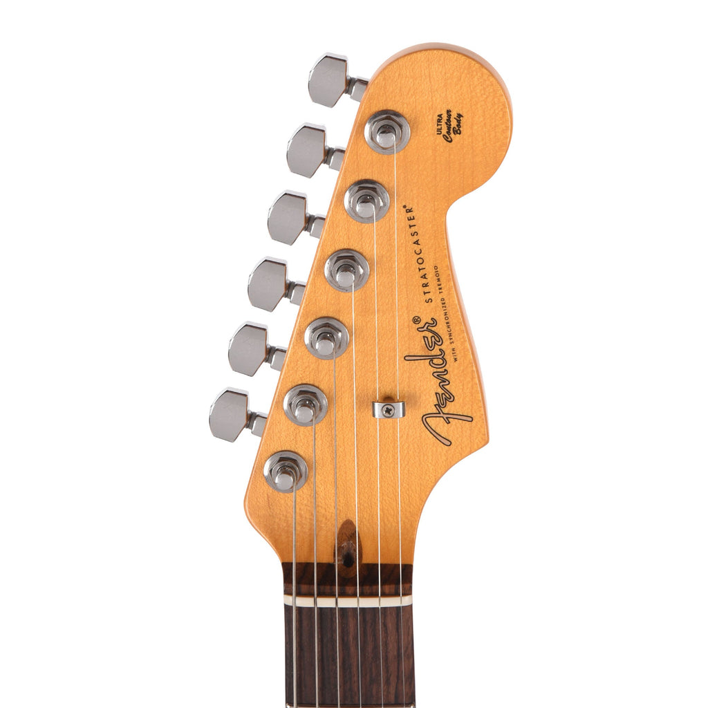 Fender American Ultra Luxe Vintage '60s Stratocaster HSS Surf Green Metallic - View 6 | MusicMarket
