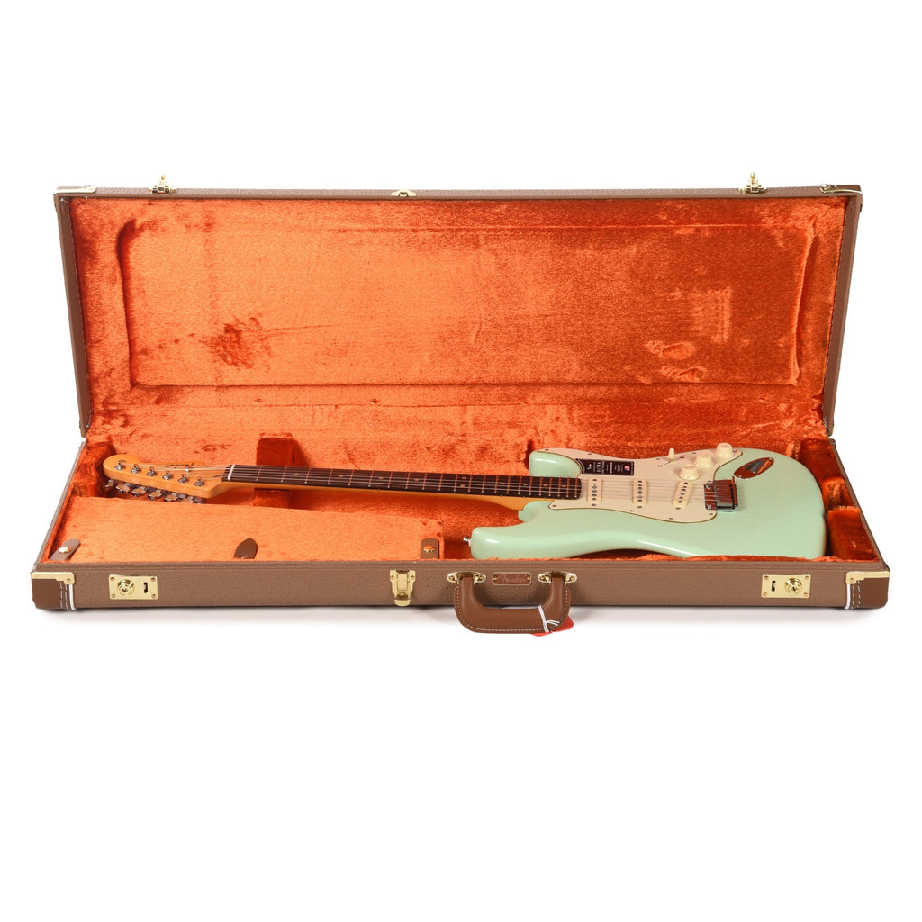 Fender American Ultra Luxe Vintage '60s Stratocaster Surf Green - View 8 | MusicMarket