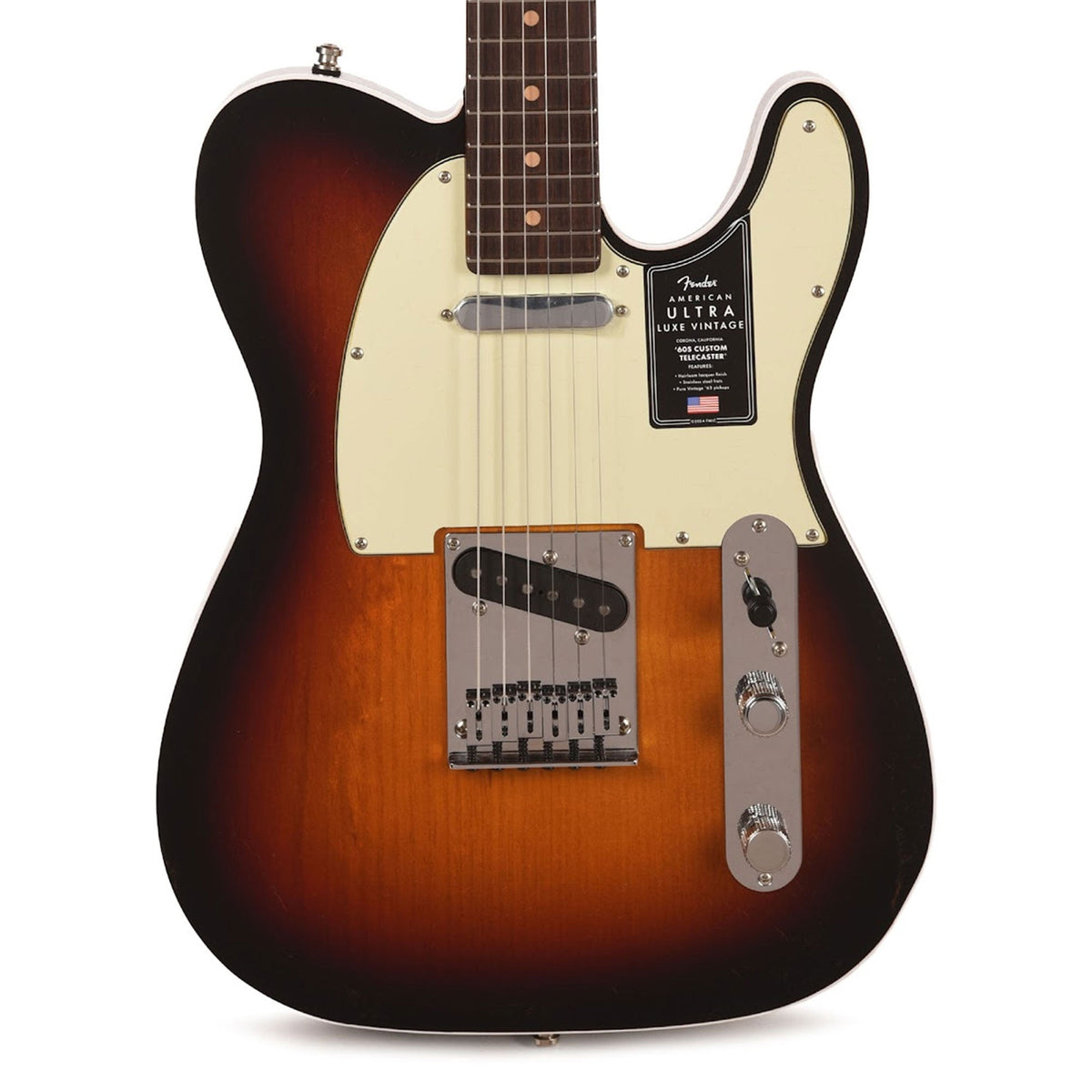 Fender American Ultra Luxe Vintage '60s Telecaster Custom 3-Color Sunburst - View 2 | MusicMarket