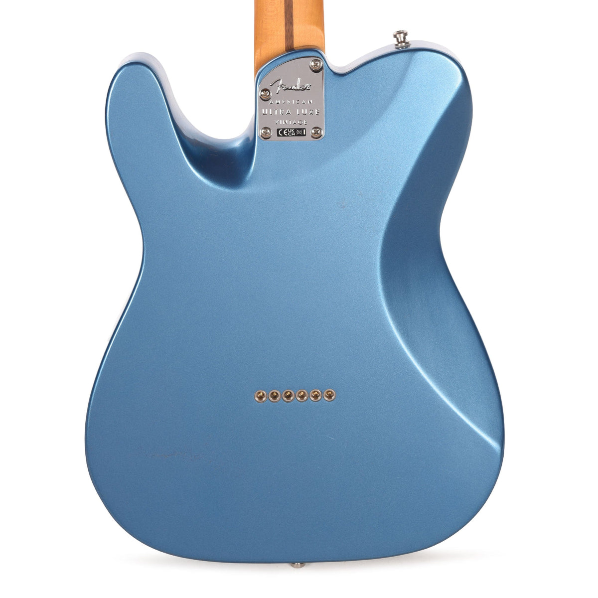 Fender American Ultra Luxe Vintage '60s Telecaster Custom Lake Placid Blue - View 3 | MusicMarket