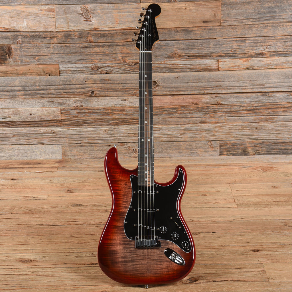 Fender American Ultra Stratocaster Plus Top Sunburst 2022 - View 4 | MusicMarket