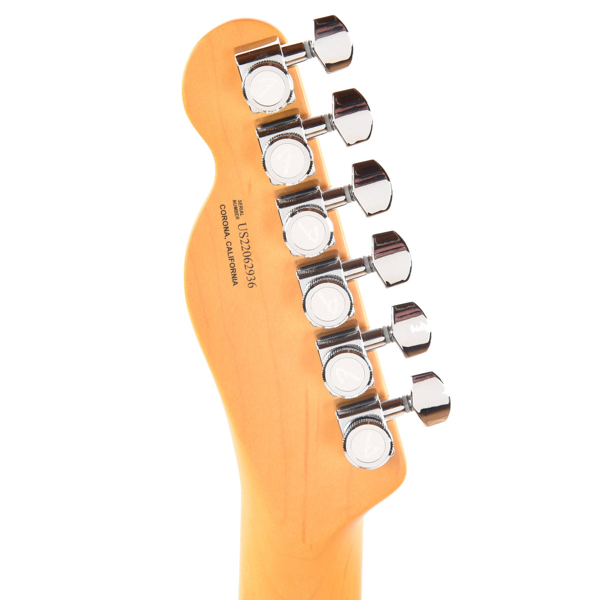 Fender American Ultra Telecaster Plum Metallic & Anodized Gold Pickguard - View 7 | MusicMarket