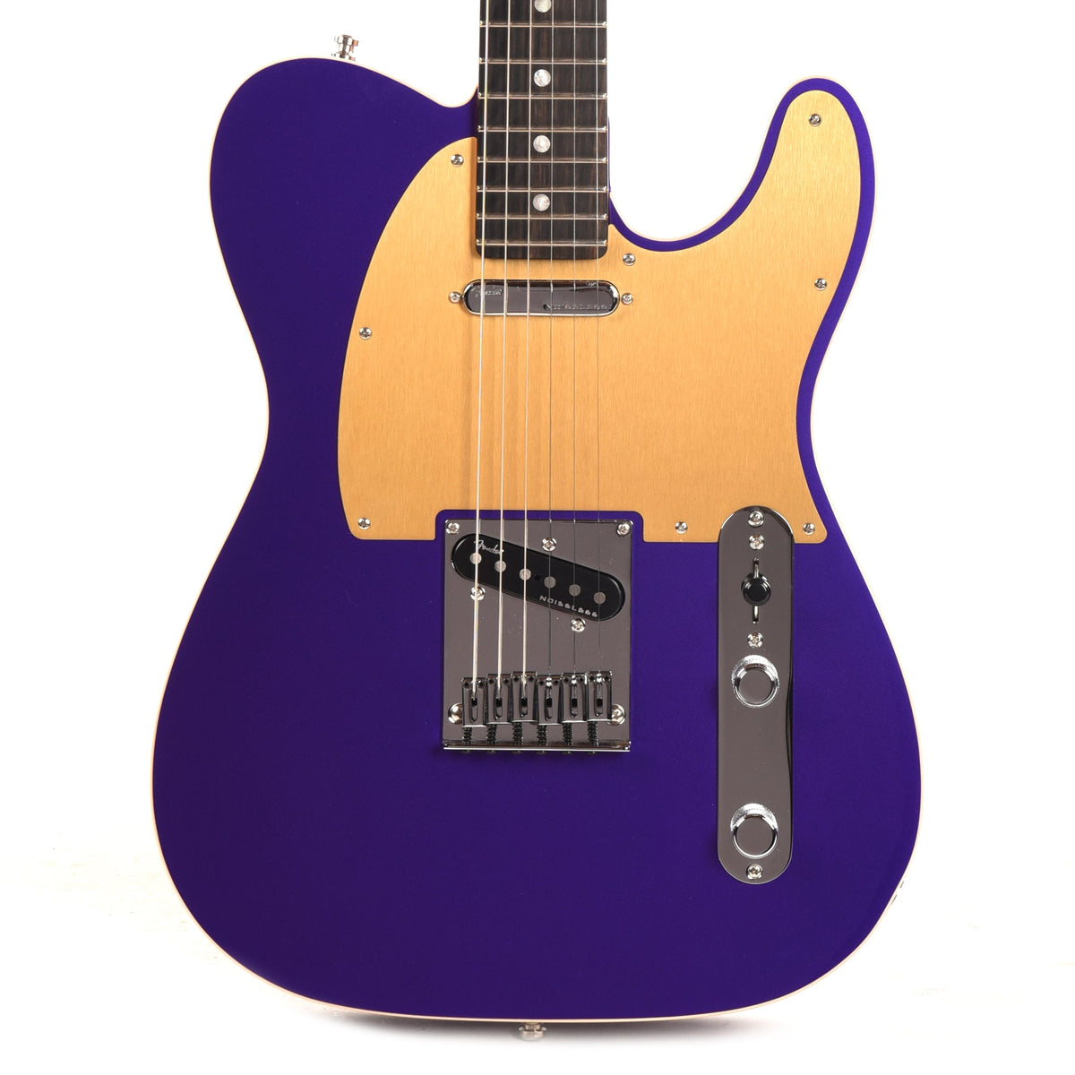Fender American Ultra Telecaster Plum Metallic & Anodized Gold Pickguard - MusicMarket