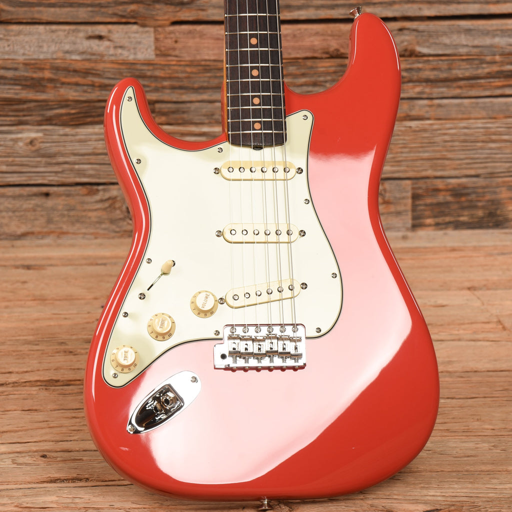 Fender American Vintage II 61 Stratocaster Fiesta Red 2022 LEFTY - View 8 | MusicMarket