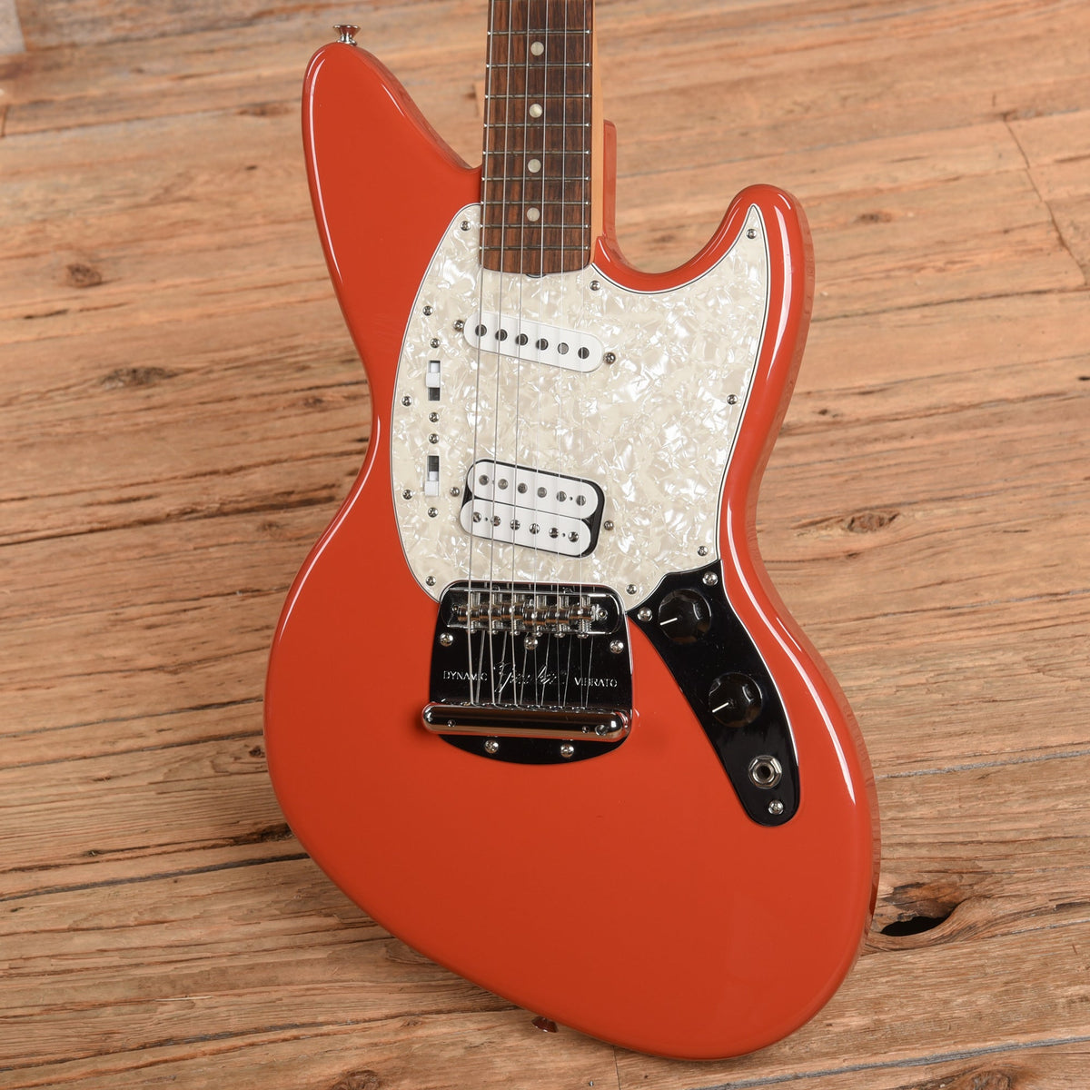 Fender Artist Kurt Cobain Signature Jag-Stang Fiesta Red 2021 - View 2 | MusicMarket