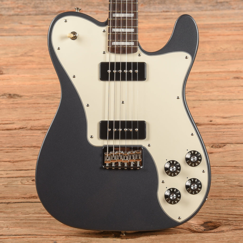 Fender Chris Shiflett Cleaver Signature Telecaster Deluxe Charcoal Frost Metallic 2024 - MusicMarket