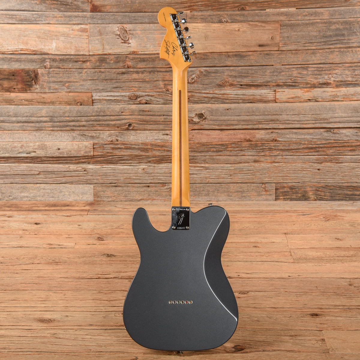 Fender Chris Shiflett Cleaver Signature Telecaster Deluxe Charcoal Frost Metallic 2024 - View 5 | MusicMarket