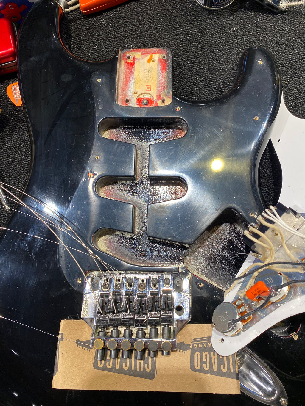Fender Contemporary Series Stratocaster Black 1989 - View 16 | MusicMarket