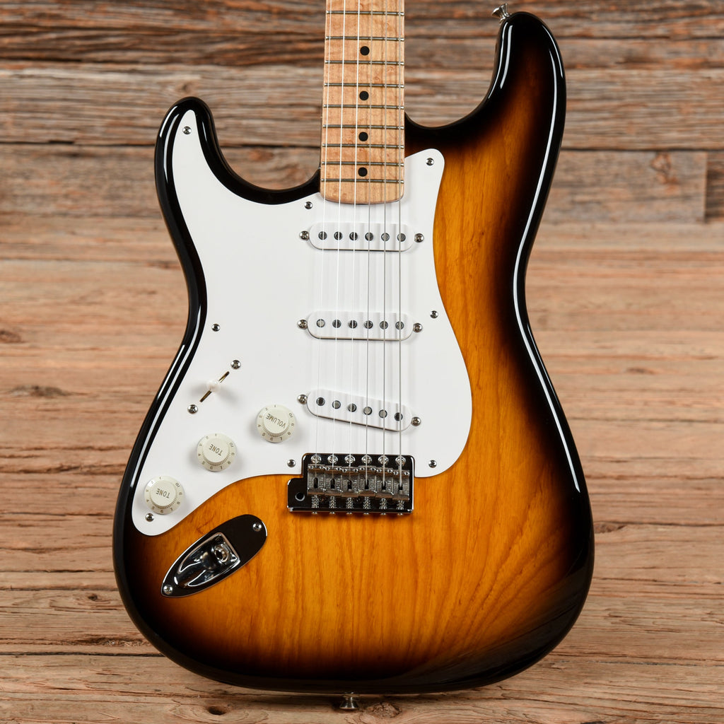 Fender Custom Classic 1957 Stratocaster Gene Baker 2-Tone Sunburst 1995 LEFTY - MusicMarket