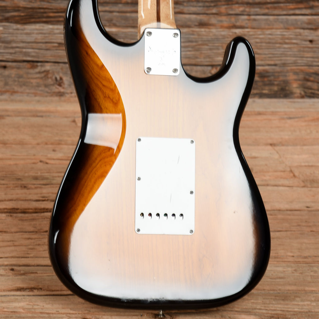 Fender Custom Classic 1957 Stratocaster Gene Baker 2-Tone Sunburst 1995 LEFTY - View 9 | MusicMarket