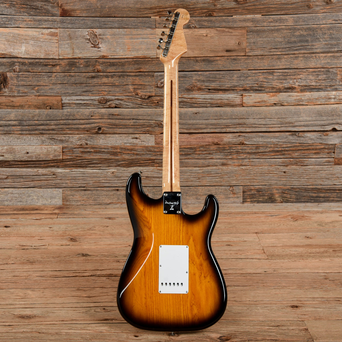 Fender Custom Classic 1957 Stratocaster Gene Baker 2-Tone Sunburst 1995 LEFTY - View 5 | MusicMarket