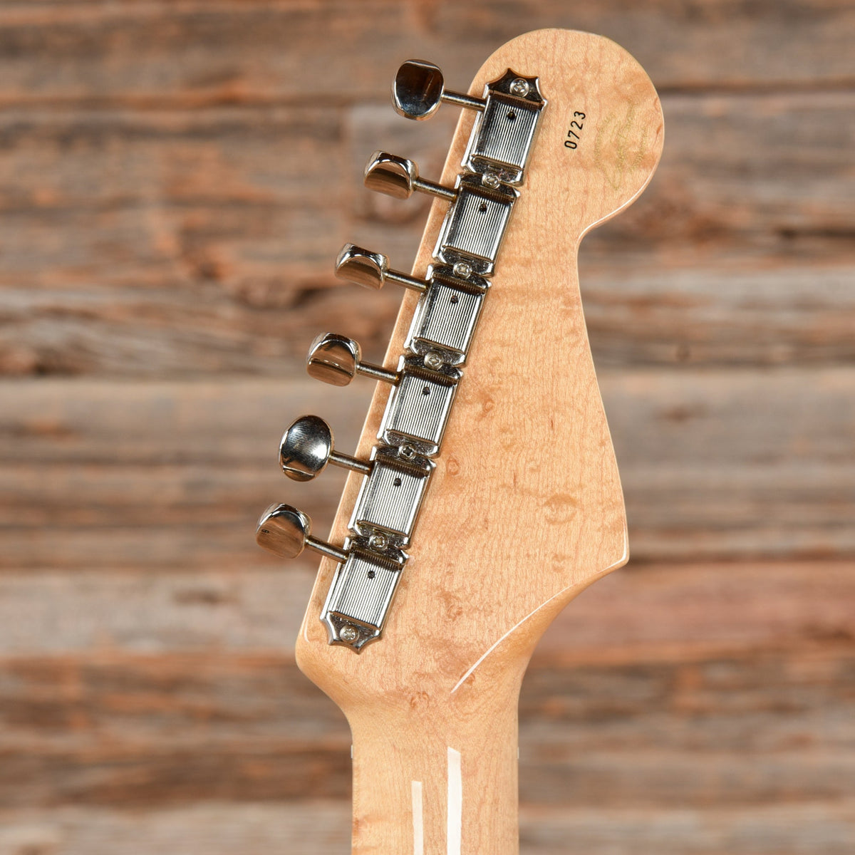 Fender Custom Classic 1957 Stratocaster Gene Baker 2-Tone Sunburst 1995 LEFTY - View 7 | MusicMarket