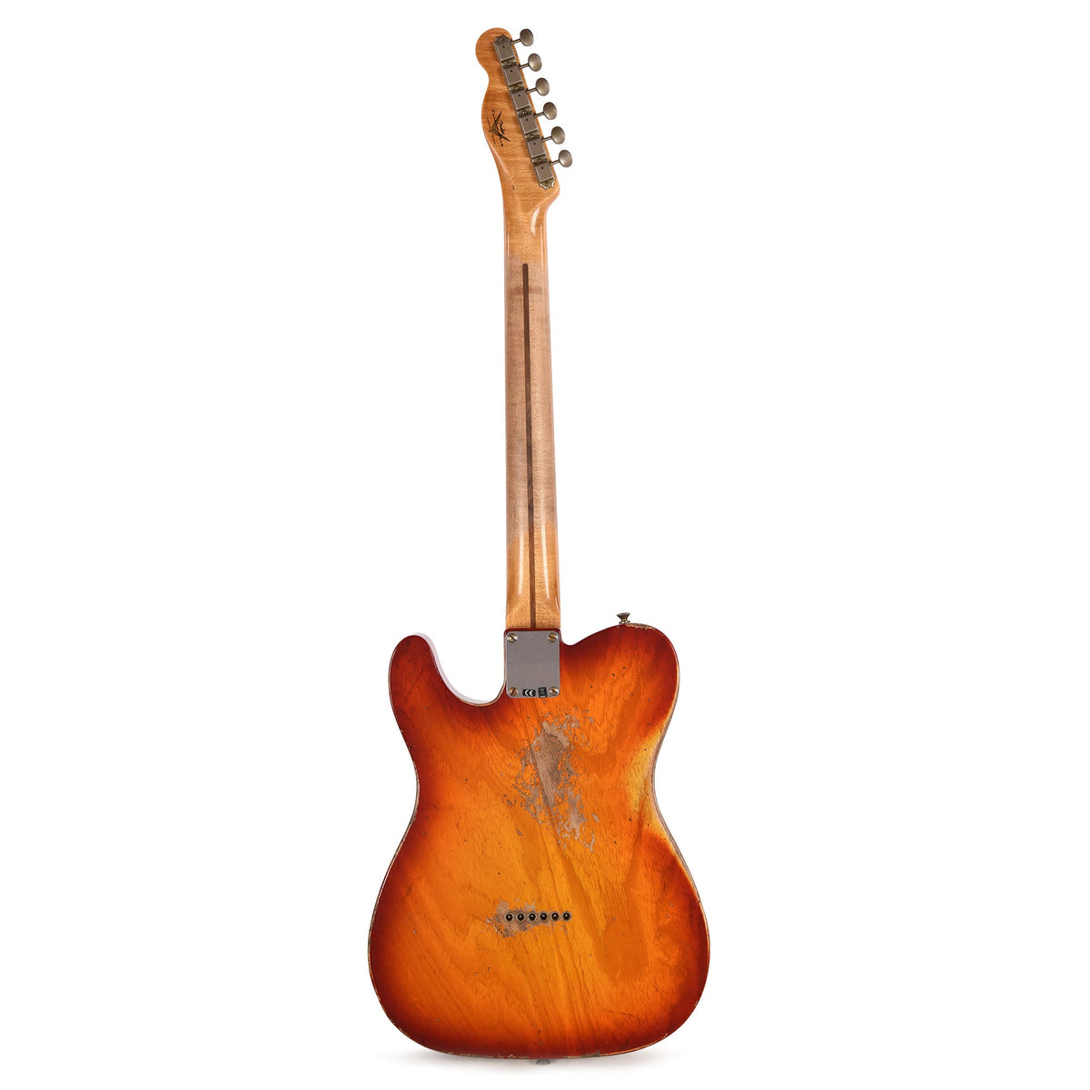 Fender Custom Shop 1951 Nocaster Heavy Relic Aged Cherry Sunburst - View 5 | MusicMarket