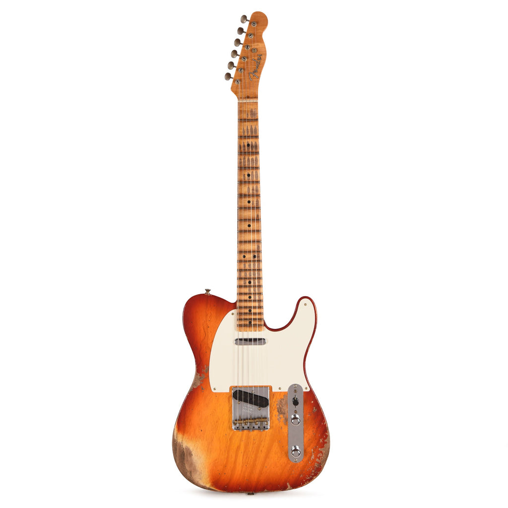 Fender Custom Shop 1951 Nocaster Heavy Relic Aged Cherry Sunburst - View 4 | MusicMarket