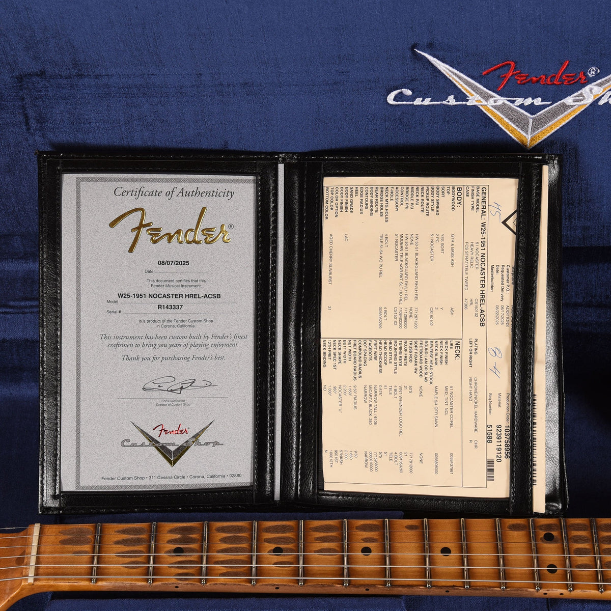 Fender Custom Shop 1951 Nocaster Heavy Relic Aged Cherry Sunburst - View 9 | MusicMarket