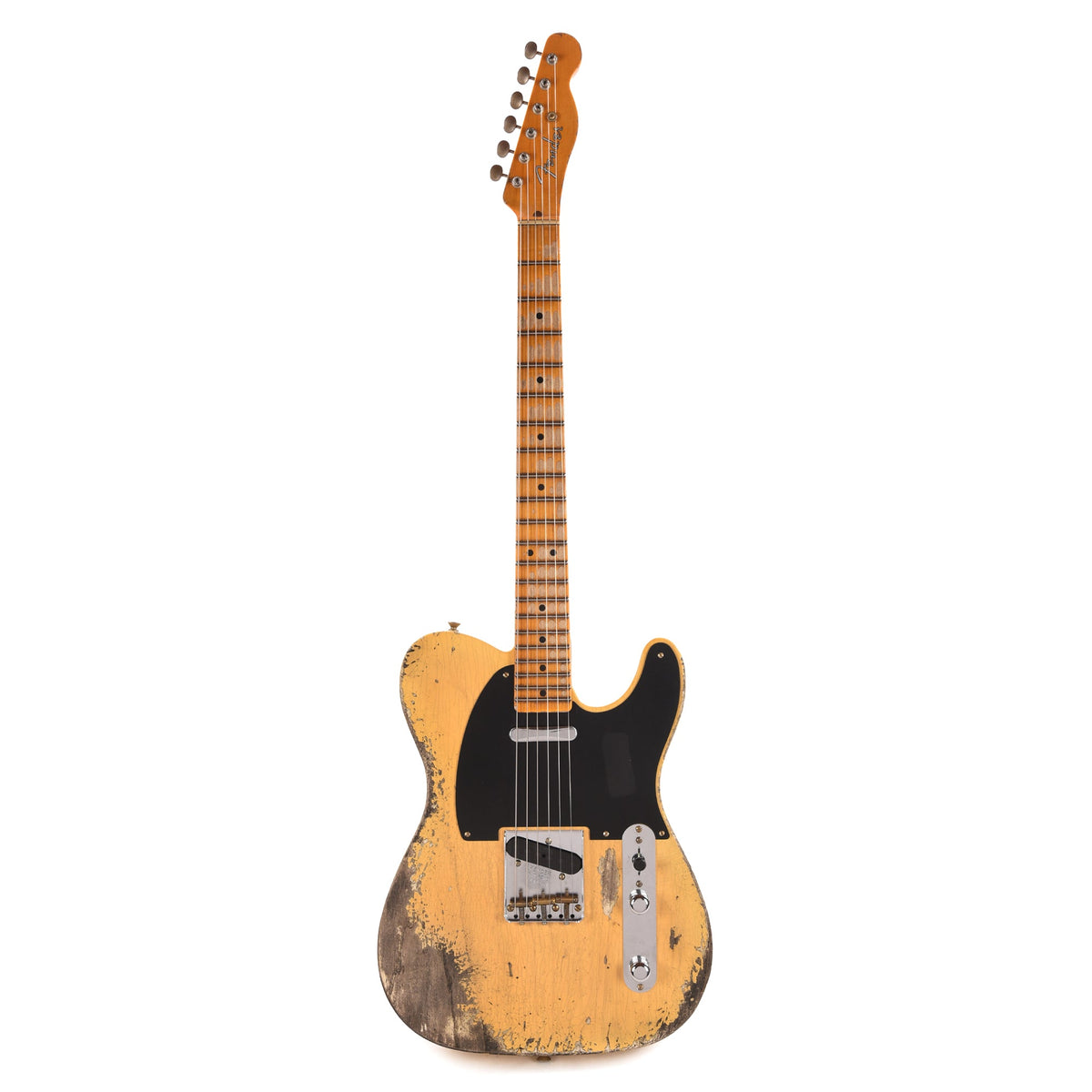 Fender Custom Shop 1951 Nocaster Super Heavy Relic Super Faded Aged Nocaster Blonde - View 4 | MusicMarket