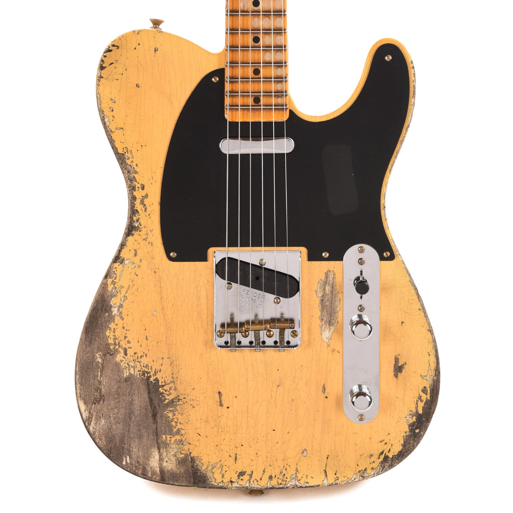 Fender Custom Shop 1951 Nocaster Super Heavy Relic Super Faded Aged Nocaster Blonde - View 2 | MusicMarket