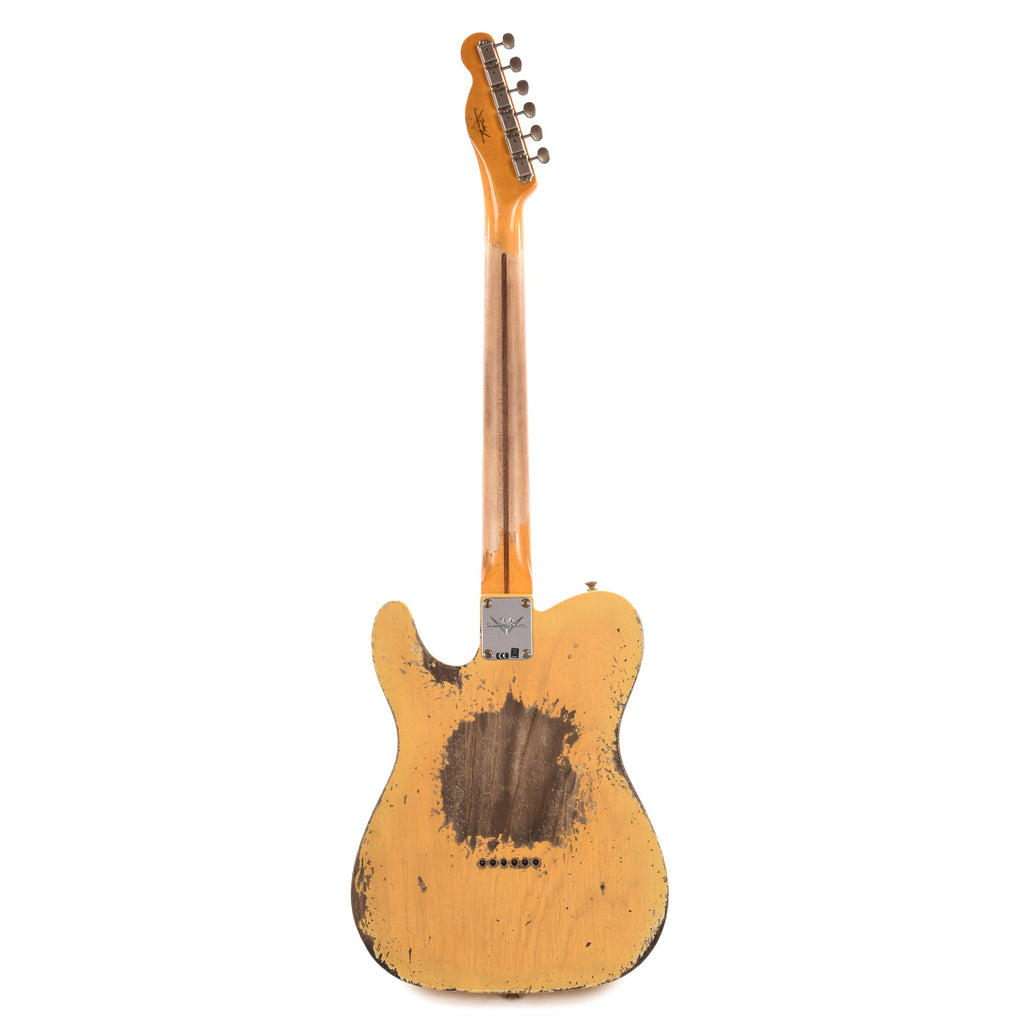 Fender Custom Shop 1951 Nocaster Super Heavy Relic Super Faded Aged Nocaster Blonde - View 5 | MusicMarket