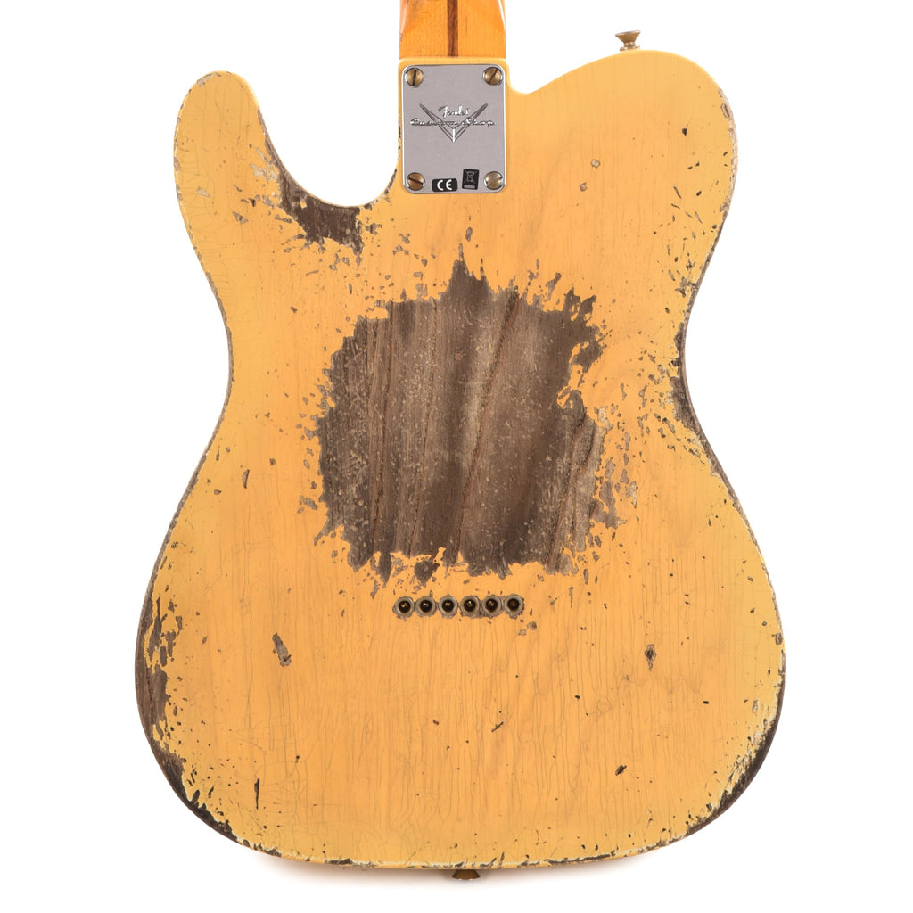 Fender Custom Shop 1951 Nocaster Super Heavy Relic Super Faded Aged Nocaster Blonde - View 3 | MusicMarket